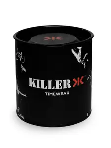 Killer Men Black Solid Analogue Watch KL-4C