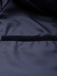 Sztori Plus Size Men Navy Blue Solid Longline Overcoat