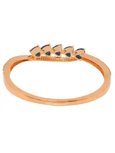 Saraf RS Jewellery Gold-Plated Handcrafted Bangle-Style Bracelet