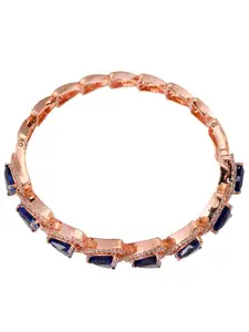 Saraf RS Jewellery Rose Gold-Plated Handcrafted Bangle-Style Bracelet