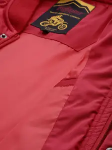 Roadster Men Red Padded Jacket