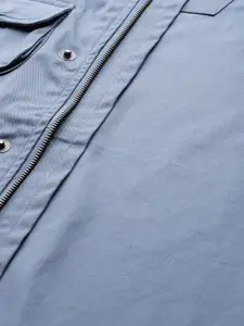 Roadster X Discovery Adventures Men Classic Blue Utility Pocket Sustainable Gillet