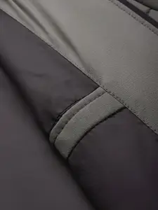 Roadster Men Grey Solid Padded Jacket with Detachable Hood