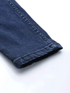Chemistry Women Navy Blue Solid Skinny Fit Stretchable Jeans