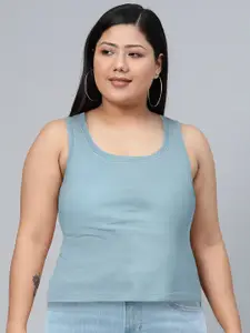 Tokyo Talkies Women Blue T-shirt