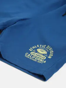 Gini and Jony Boys Pack of 2 Solid Pure Cotton Shorts