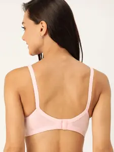 DressBerry Pink Floral Everyday Bra Medium Coverage