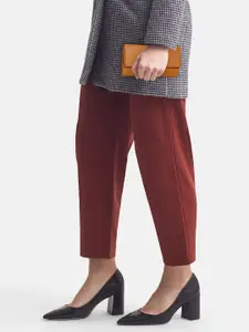 Baggit Women Tan Brown Snakeskin Textured Two Fold Wallet