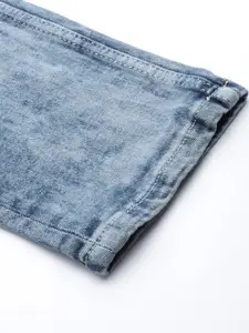 Roadster Men Blue Slim Fit Heavy Fade Mid Rise Stretchable Jeans