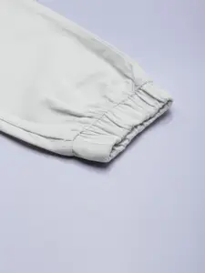 Roadster Men White Solid Joggers