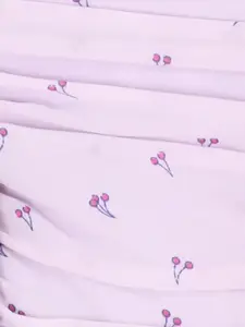 CUTECUMBER Purple Georgette Sheath Dress