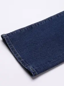 U.S. Polo Assn. Denim Co. U S Polo Assn Denim Co Men Navy Blue Delta Slim Fit Light Fade Mid Rise Stretchable Jeans