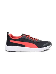 Puma Women Black Mesh Supernal V2 Running Shoes