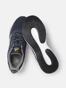 ADIDAS Men Navy & Grey Turbo Glide Solid Running Shoes