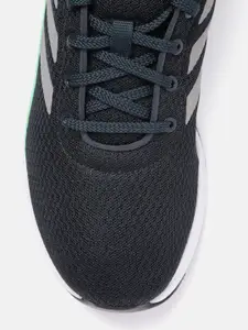 ADIDAS Men Green Woven Design Pictor Running Shoes