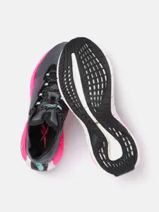 Reebok Women Charcoal Grey Solid Zig Kinetica II Running Shoes
