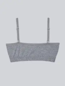 DChica Girls Pack Of 2 Double Layer Premium Cotton Non-Wired Non Padded Beginners Bra DCBRJU6909/xxs