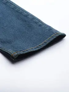 Roadster Men Blue Skinny Fit Mildly Distressed Light Fade Stretchable Jeans