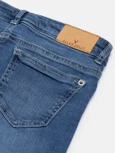 Allen Solly Junior Girls Blue Skinny Fit Clean Look Stretchable Jeans