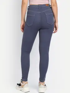 BROADSTAR Women Grey Slim Fit Mid-Rise Jeans