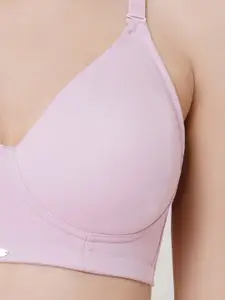 SOIE Non Padded Non-Wired Full Coverage Stretch Cotton T-shirt Bra