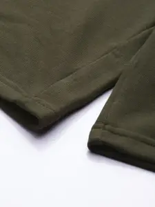 Puma Men Green Zippered Sports Shorts