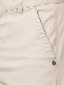 t-base Men Grey Slim Fit Cargos Trousers