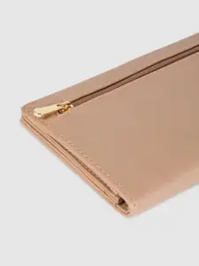 Baggit Women Mauve Solid Two Fold Wallet