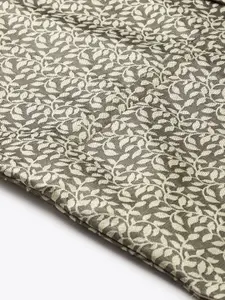 SOJANYA Men Off White Kurta with Churidar & Nehru Jacket