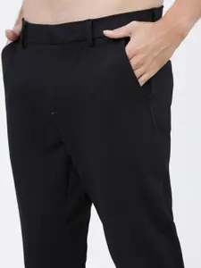 HIGHLANDER Men Black Slim Fit Trousers