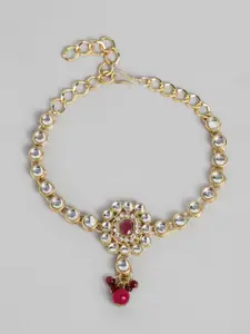 Peora Women Gold-Plated Kundan Armlet
