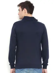 Campus Sutra Navy Sweatshirt