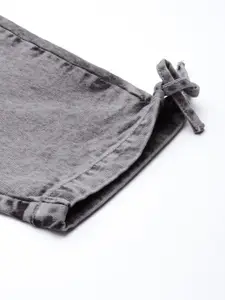 Roadster Women Grey Slouchy Fit High-Rise Heavy Fade Stretchable Jeans