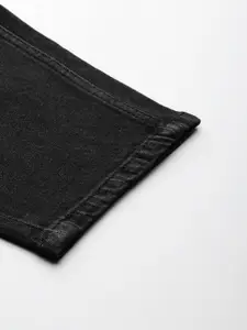 Roadster Women Black High-Rise Mom Fit Stretchable Jeans