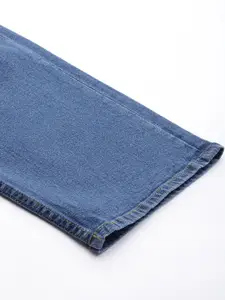 Roadster Women Blue Relaxed Boyfriend Fit High-Rise Light Fade Stretchable Jeans
