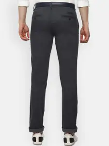Louis Philippe Sport Men Grey Slim Fit Trousers