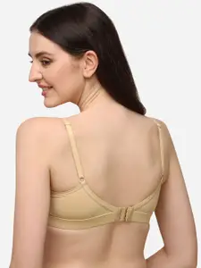 Lenissa Nude-Coloured T-shirt Bra-Half Coverage Lightly Padded L-124