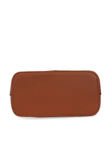 Lavie Spine Women Tan Vertical Dome Sling Handbag