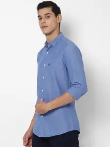 Allen Solly Men Blue Slim Fit Casual Shirt