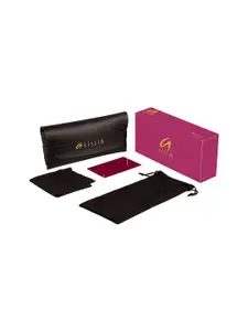 AISLIN Women Brown UV Protected Square Sunglasses