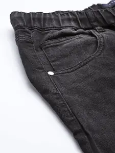 Harvard Men Black Slim Fit Light Fade Stretchable Jogger Jeans