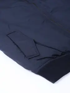 Campus Sutra Men Blue Windcheater Sporty Jacket