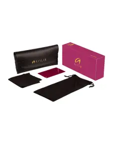 AISLIN Women Black Lens Butterfly Sunglasses with UV Protected Lens 14769-85-AS-30117