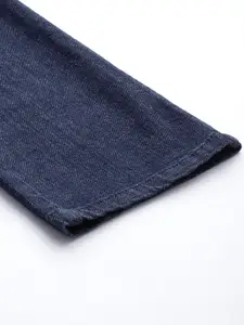 WROGN Men Blue Slim Fit Heavy Fade Stretchable Jeans