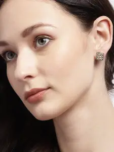 Carlton London Set of 6 CZ Studded Handcrafted Studs