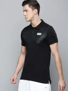 one8 x PUMA Colourblocked Polo Collar Pure Cotton Slim Fit T-shirt