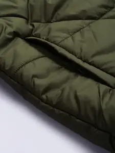 Puma Men Olive Green warmCELL Essential Padded Jacket