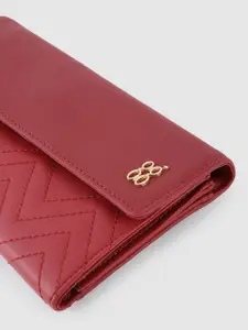 Baggit Women Red Solid Two Fold Wallet