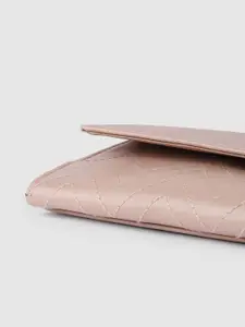 Baggit Women Pink Solid Two Fold Wallet