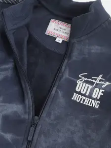 Monte Carlo Girls Navy Blue Printed Sweatshirt